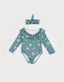 Baby Ruffle Long Sleeve Swimsuit