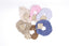 Multicolored Natural Muslin Buckle