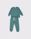 Children's Collar Ribbed Detailed Sweat Tracksuit Set