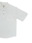 Детская летняя рубашка с воротником из 100% льняной ткани