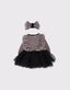 Baby Party Dress 100% Organic Muslin Fabric Tulle Dress and Headband