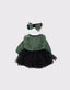 Детское праздничное платье, тюлевое платье из 100% органического муслина и повязка на голову