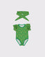 ملابس سباحة للفتيات الصغيرات سريعة الجفاف من الليكرا مكونة من قطعتين
