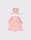 Baby Muslin Fabric Pleated Dress with Headband