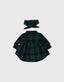 Детское платье лесоруба на пуговицах и повязка на голову
