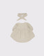 Детское платье с воротником из 100% муслина