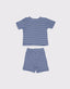 Baby 100% Cotton Striped Shorts Set