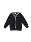 Children's Front Buttoned Knitwear Collar Thessaloniki Fabric Cardigan