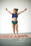 Kız Çocuk Hızlı Kuruyan 2 Parçalı Bikini Seti ve Saç Bandı